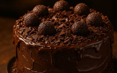 TRÊS BOLOS DE BRIGADEIRO PARA COMER AJOELHADO